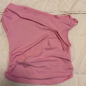 SHEIN Pink Sleeveless Blouse